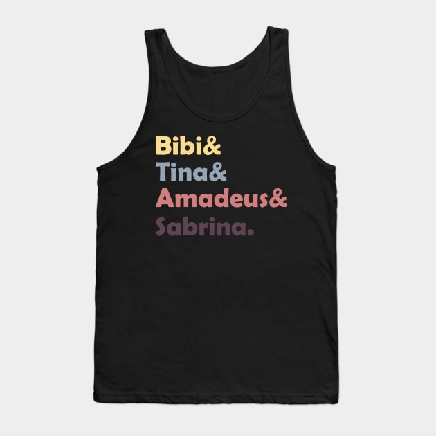 Bibi Tina Amadeus Sabrina Vintage Tank Top by gabrielakaren